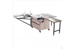 China Panel Cutting Table Saw High Precision 120mm X 95mm Sliding Table Wood Saw supplier