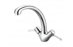 China Durable Contemporary Washroom Two Handle Faucet Rust Proofing supplier