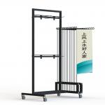 Advertising Sign Flag Metal Display Stand 12 Yard Floor Standing for sale