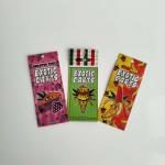Three Side Sealed Plastic Pouches Packaging Resealable Zip Vape Oil Pen Cartridge Bag for sale