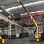 Overload 1.5t 10m Marine Knuckle Boom Crane For Bulk Material Handling