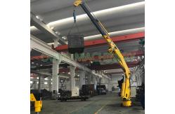 China Overload 1.5t 10m Marine Knuckle Boom Crane For Bulk Material Handling supplier