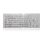 90 Keys Industrial Stainless Steel Keyboard With Sealed / ruggedized SS hula pointer for sale
