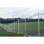 Customizable Temporary Security Fence 32mm Frame With Metal Feet for sale