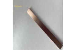 China SS201 U Profile Stainless Steel Outside Corner Trim 8mm supplier