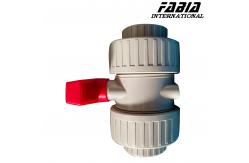 China Manual Double Command High Pressure Ball Valve PVC supplier