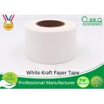 White Waterproof Gummed Self Adhesive Kraft Paper Tape Water Activated Tape for sale