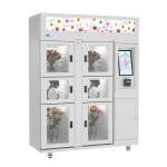 Smart Vase Refrigerated Flower Vending Machine Locker For Europe for sale