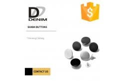 China Round Shape High Shine 22L 24L Silver Shank Buttons supplier