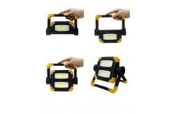 China USB Portable LED Work Light Stand 700lm 20W Rechargeable Folding supplier