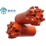 T45 Threaded Rock Drilling Bit 76mm Diamter Heat Treatment Process for sale