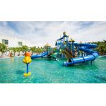 Customized Playground Water Slide Medium Theme Park Aqua Tower