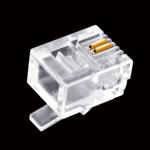 ZC-MP3-62UR 6P/2C CAT3 Modular Plug Unshielded 6 Position Crystal Head for sale