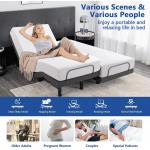 3 Level Intensity Levels Electric Adjustable Beds Customized With LED Underbed Lighting