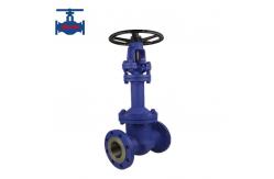 China High Temperature and Normal Temperature Bellows Flanged Globe Valve with Manual Actuation supplier