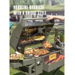 Mach-Lx Ii Charcoal Bbq Grill / Camping Bbq Grill Catering To 8 - 15 People for sale