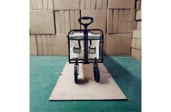 China Utility Folding Outdoor Camping Barrow With Extended Body 360 Degree Rotating Wheels supplier