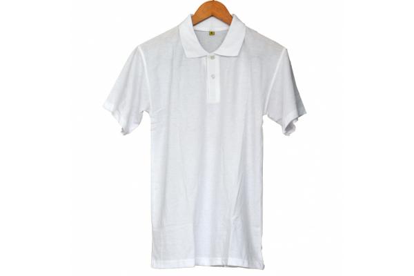 white men's T-shirt