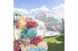 China Tunnel PVC Transparent Inflatable Bubble House Giant Clear Camping supplier
