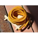 Garments 5mm Round Polyester Drawstring Cord Metal And Fabric Ends for sale