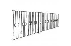 China Hot Galvanizing Wrought Iron Railings Balcony handrail American Custom supplier
