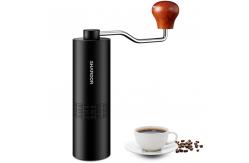 China Adjustable Portable Manual Coffee Grinder Aluminum Alloy Stainless Steel Burr Grinder supplier