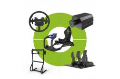 China Home Sim Racing Rig Simulator with Adjustable Pedal supplier