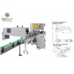 Auto Shrink Packaging Equipment Stretch Film Wrapping Machine With Tray For Bottle Can for sale