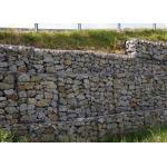 Galfan Coated Reinforced Gabion Mesh For Slope Support And Foundation Pit Support for sale