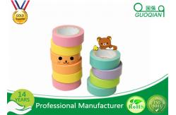 China Coloured Printed Parcel Tape , Transparent Bopp Tape For Paper Sealing supplier