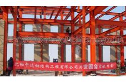 China Q235 Q345 Heavy Prefabricated Steel Structures for Workshop / Warehouse supplier