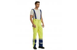 China FR Hivis Chemical Proof Rain Bib Pants Flame Retardant Trousers supplier