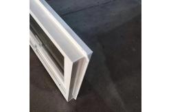 China 75mm Series Reverse Vinyl UPVC Hopper Window Inward Tilt supplier