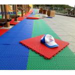 PU Indoor Sports Flooring Green Suspended Interlock Flooring Mat for sale