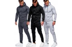 China Custom 2 Piece Sports Gym Mens Jogging Two Piece Sweat Tracksuit supplier