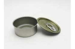 China 100ml Round Metal Tins With Lids Waterproof Empty Tin Box supplier