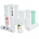 Eco Friendly Effervescent Tablet Tube with PP Plastic Type and 6 Colors MAX Print Color for sale
