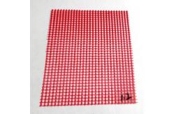China Laminated Transformer Raw Material Red Square Fiberglass Screen Mesh supplier