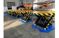 China Stationary Lift Table With Carousel Turntable / Rotating Lift Table 2200lbs Capacity supplier