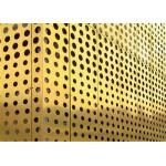 1mm Thickness Circle Hole Perforated Copper Plate 1m Length for sale