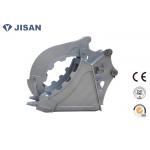 Durable Excavator Grab Bucket Hyundai R210 Great Clamping Force Hydraulic Power for sale