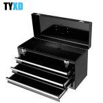 Steel wear proof 3 Drawer Metal Tool Storage Box Heavy Duty Cold Rolled Steel Made for sale