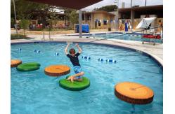 China Commercial Swimming Pool Climbing Duckweed Net Rope Bridge for Kids supplier