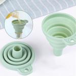 Household Food Safe Silicone Rubber Funnel Foldable for sale