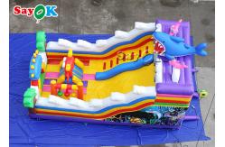 China Inflatable Bouncy Slide Commercial Jumbo Inflatable Jumper Slide Combo For Children supplier