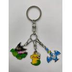 Zinc Alloy Material Pokemon Metal Keychain Souvenir Cute Small for sale