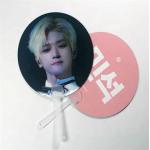 Custom printed Plastic 0.6mm PET 3D Lenticular Custom Printed Hand Fan
