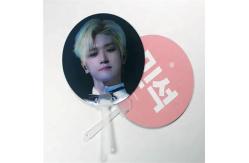 China Custom printed Plastic 0.6mm PET 3D Lenticular Custom Printed Hand Fan supplier