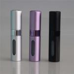 Refillable perfume atomiser with funnel empty small pocket isze perfume spray bottle