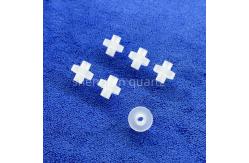 China Customization 1200c High Temperature Sealing Quartz Heating Tube With Flange supplier
